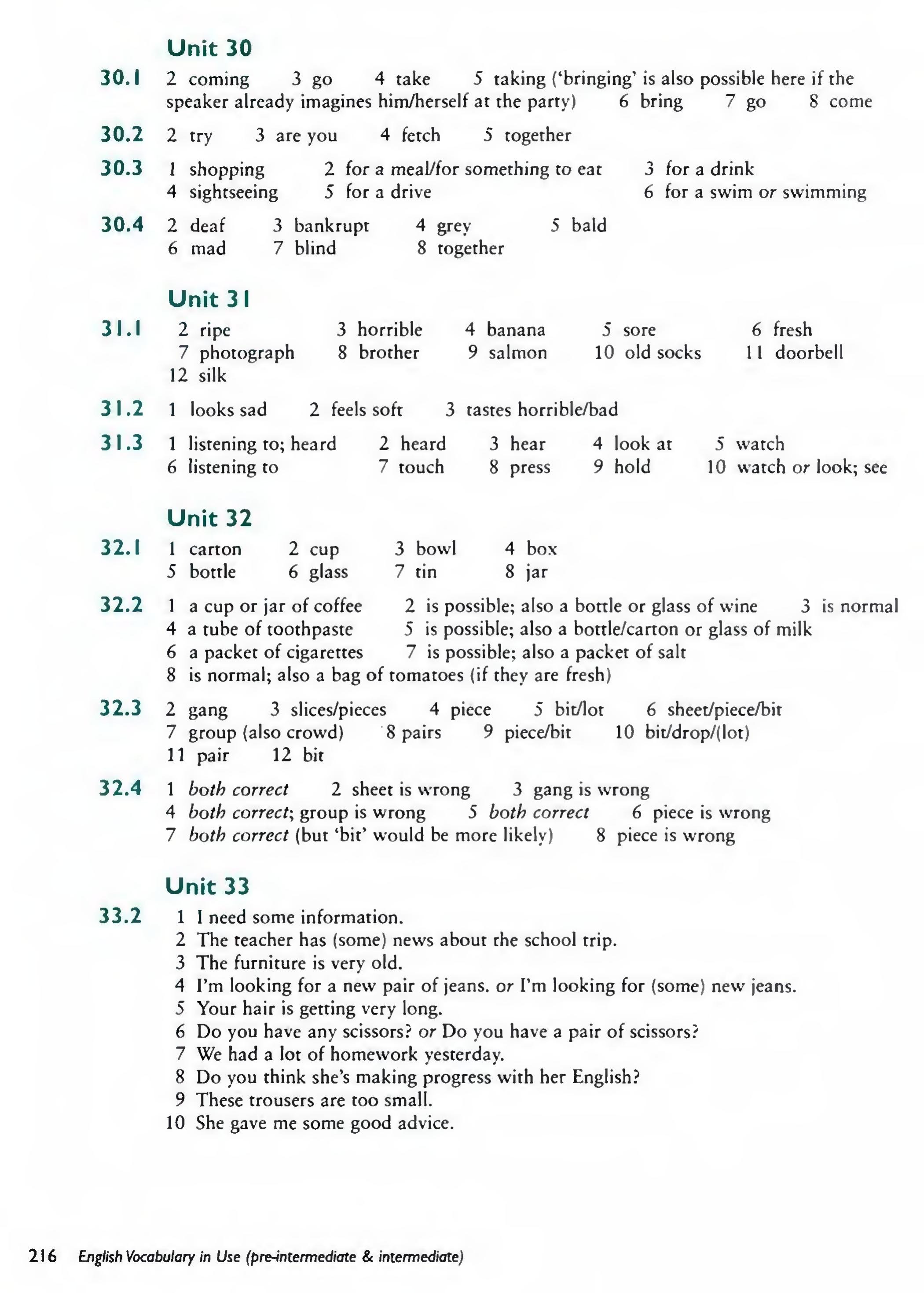 English Vocabulary in Use Pre-Intermediate and Intermediate sayfa 223