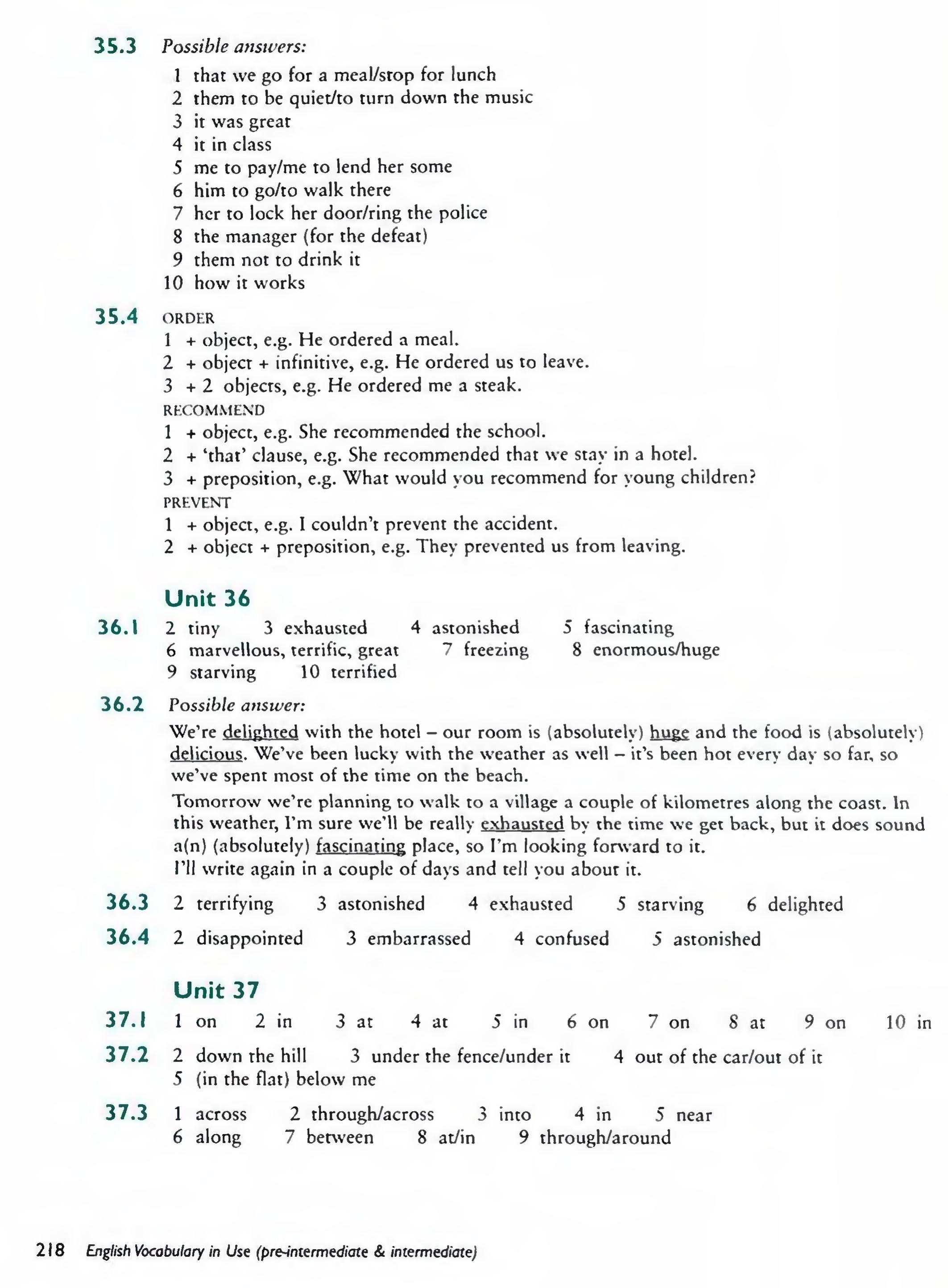 English Vocabulary in Use Pre-Intermediate and Intermediate sayfa 225
