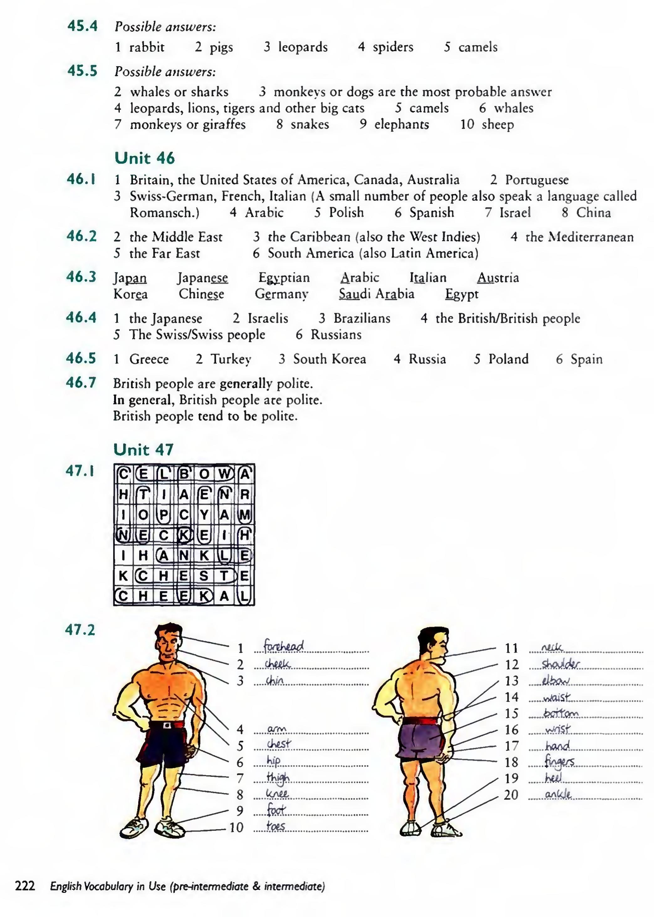 English Vocabulary in Use Pre-Intermediate and Intermediate sayfa 229