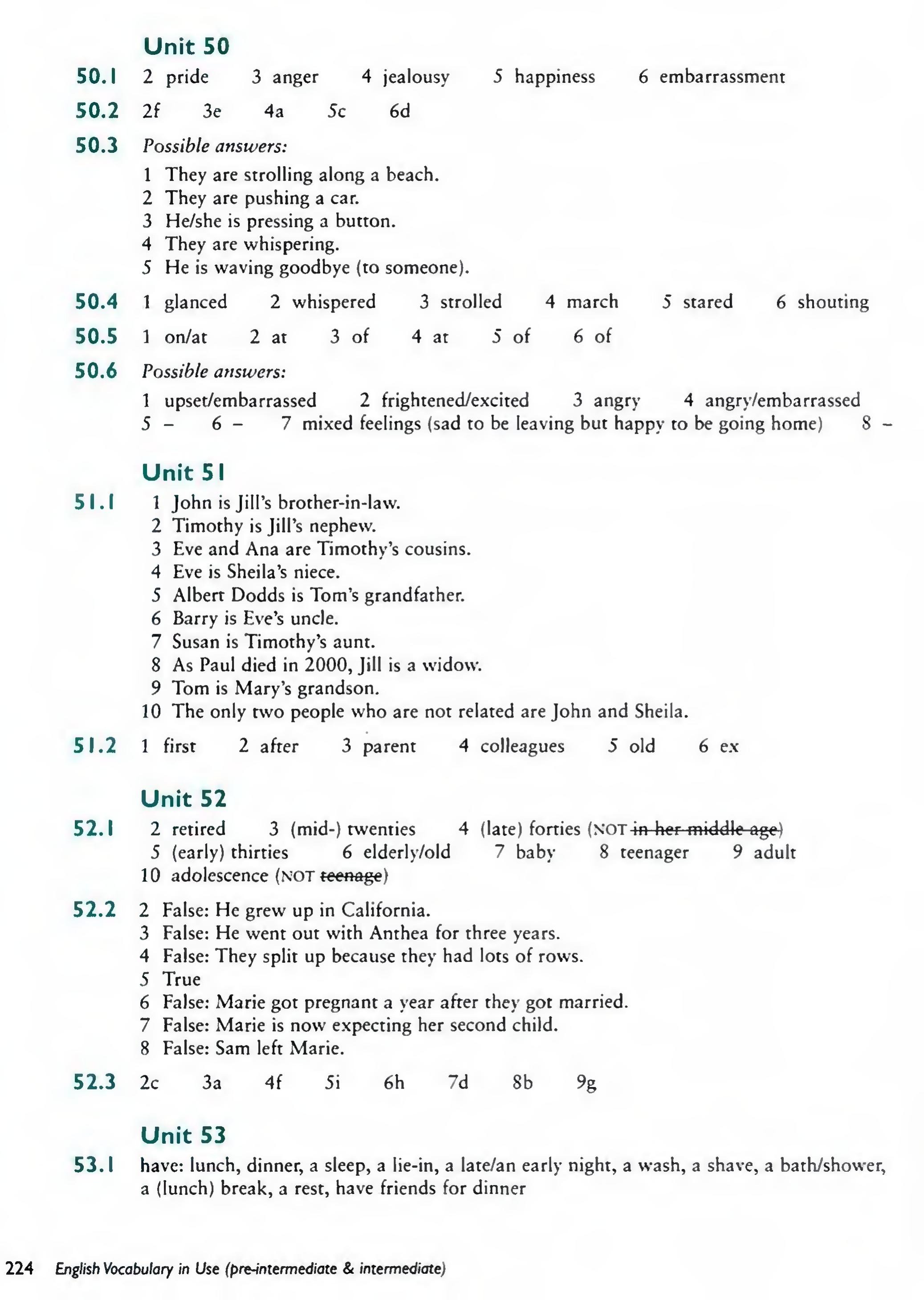 English Vocabulary in Use Pre-Intermediate and Intermediate sayfa 231