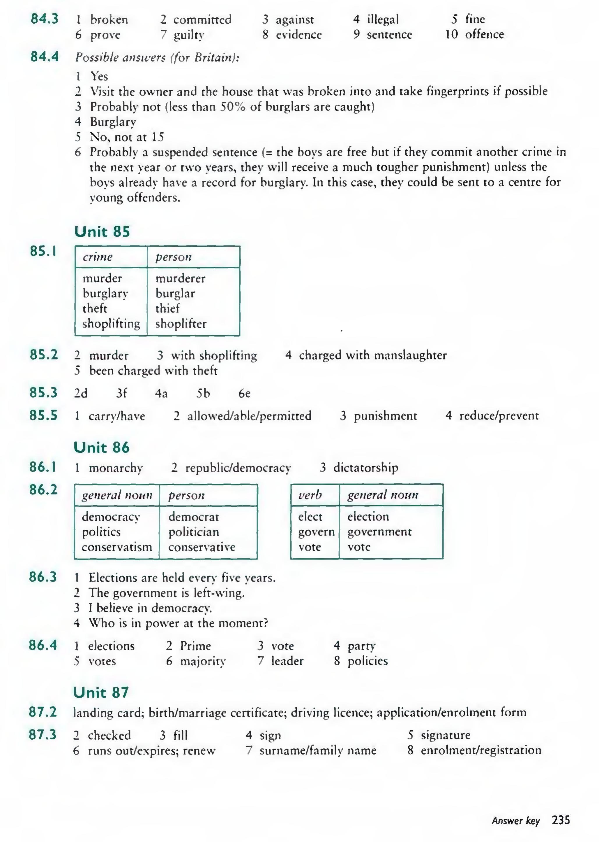 English Vocabulary in Use Pre-Intermediate and Intermediate sayfa 242