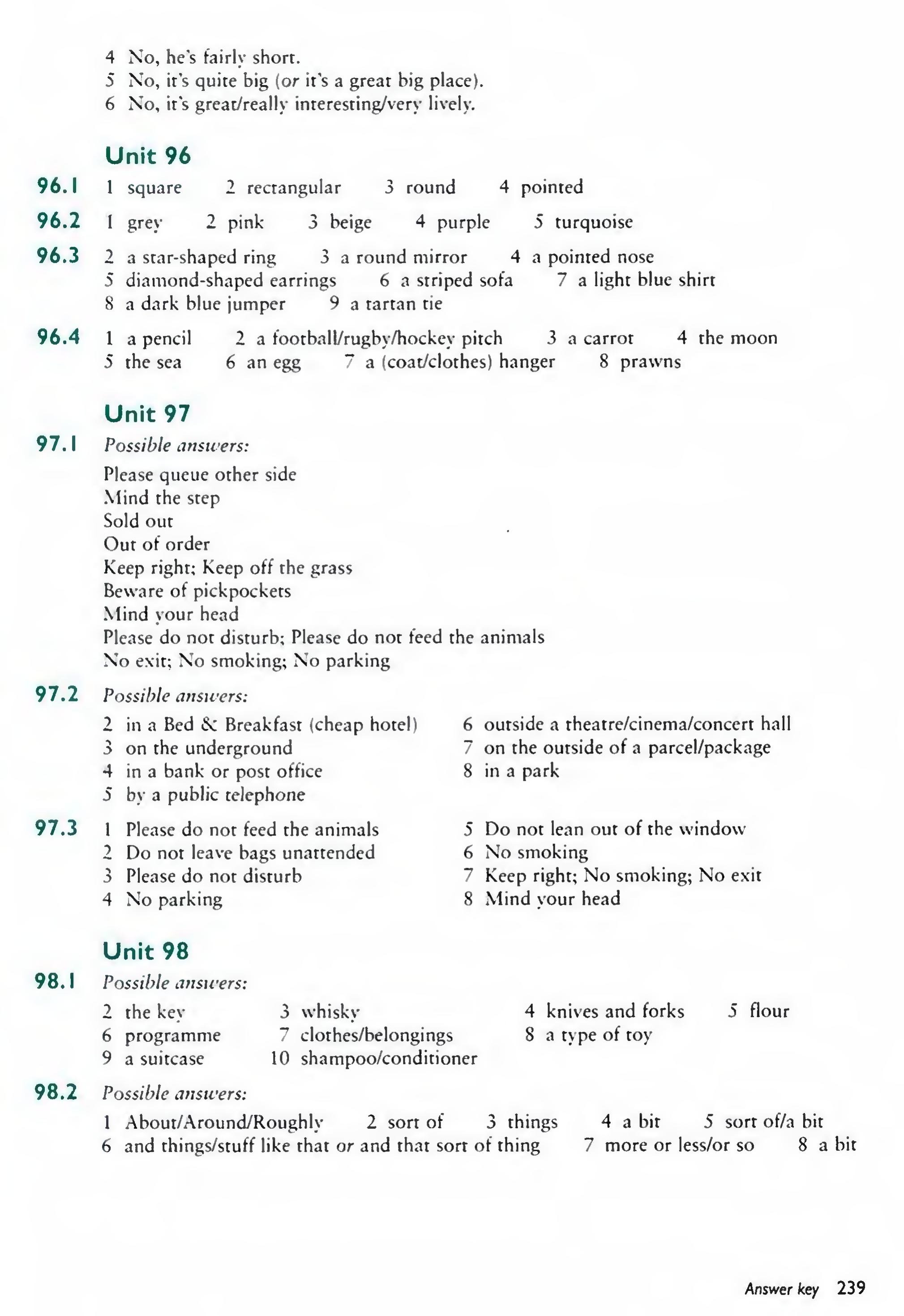 English Vocabulary in Use Pre-Intermediate and Intermediate sayfa 246