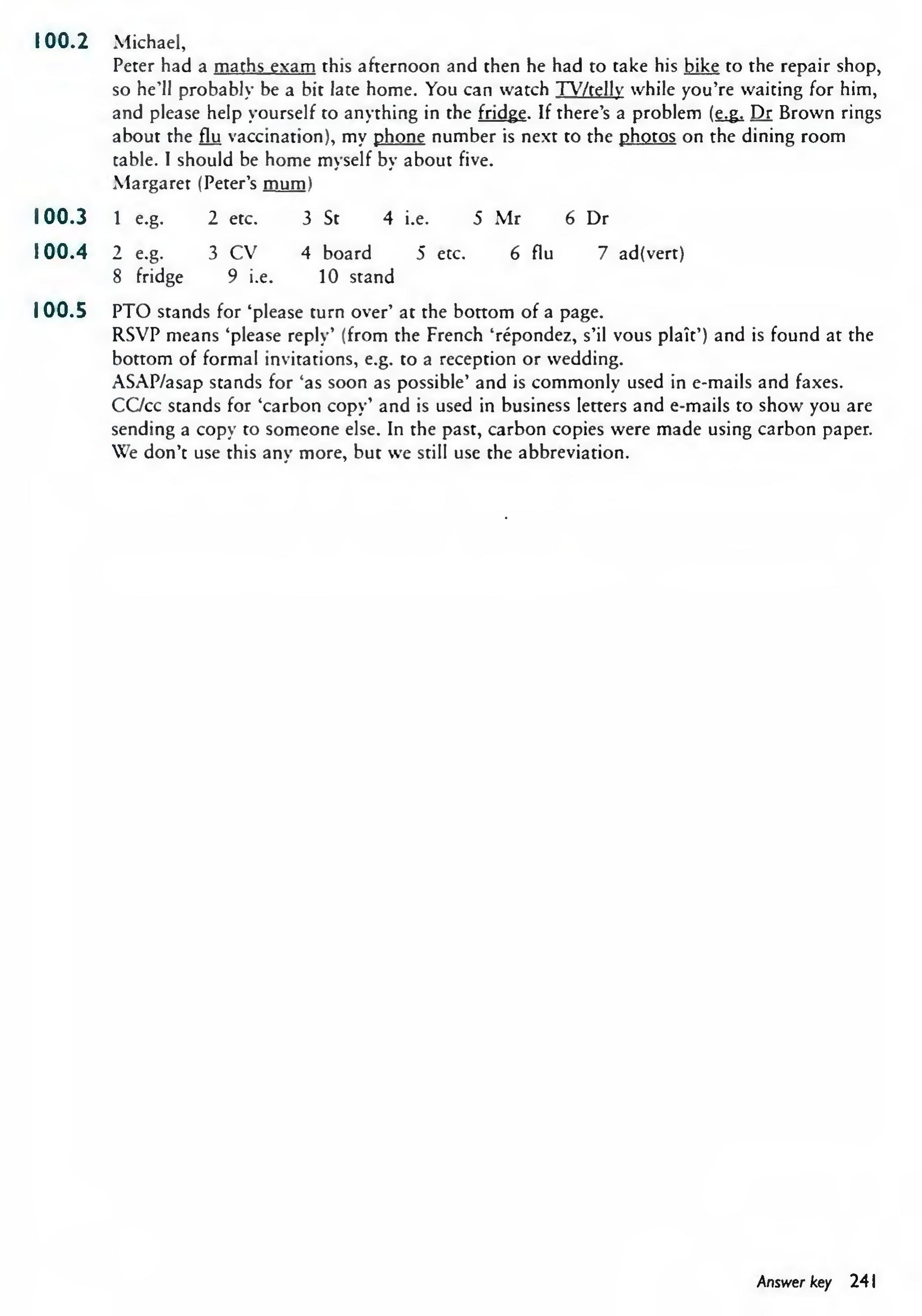 English Vocabulary in Use Pre-Intermediate and Intermediate sayfa 248